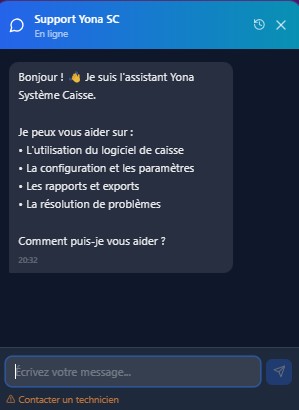 Assistant IA Yona Système